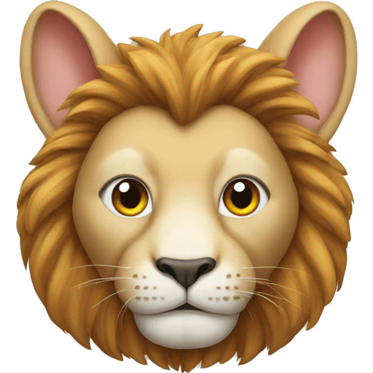 Lion rabbit emoji