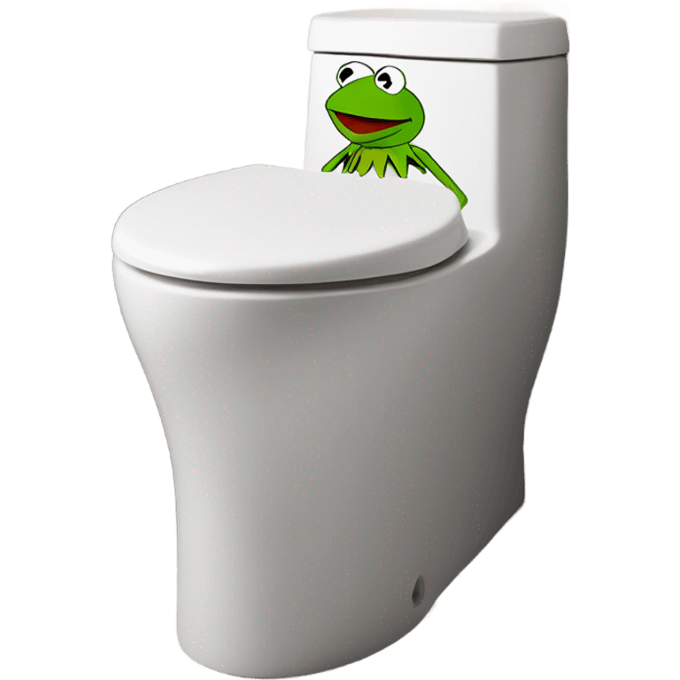 kermit head in toilet emoji