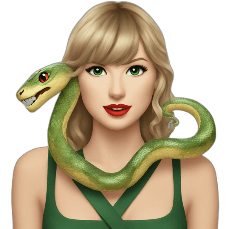 taylor swift and serpent emoji