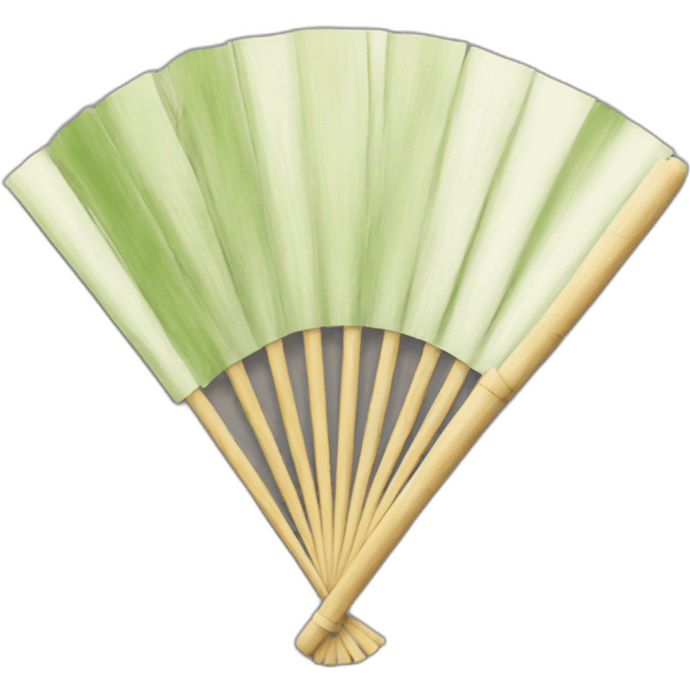 bamboo fan emoji