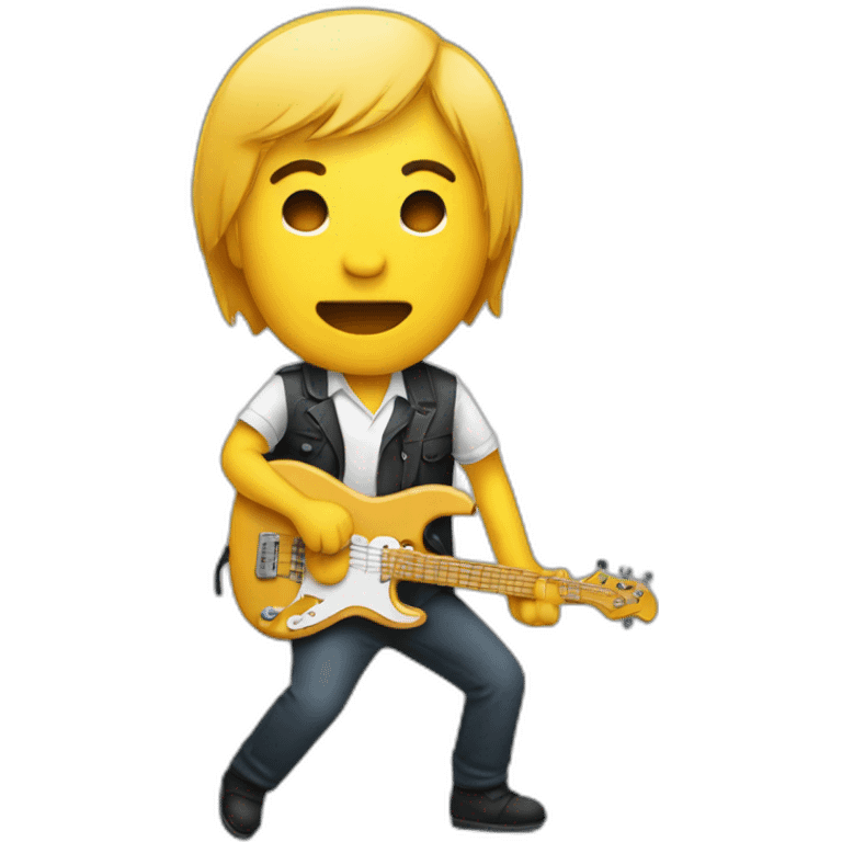 playing music with a band emoji