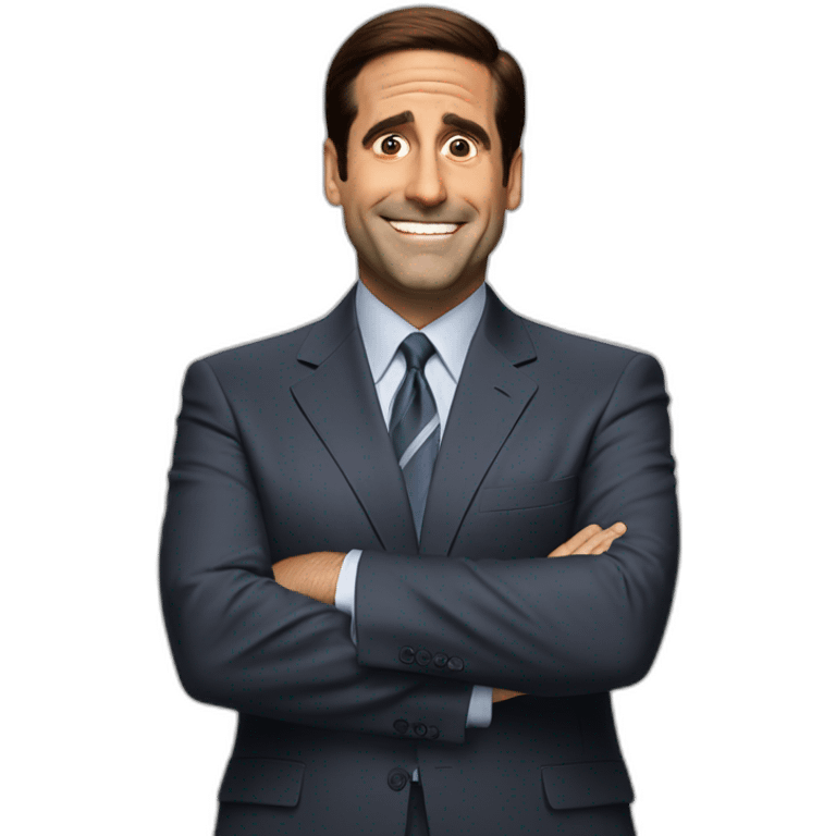 satisfied michael scott emoji