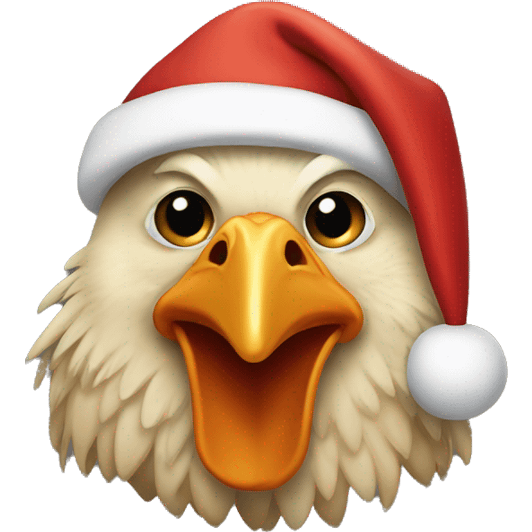 christmas chicken  emoji