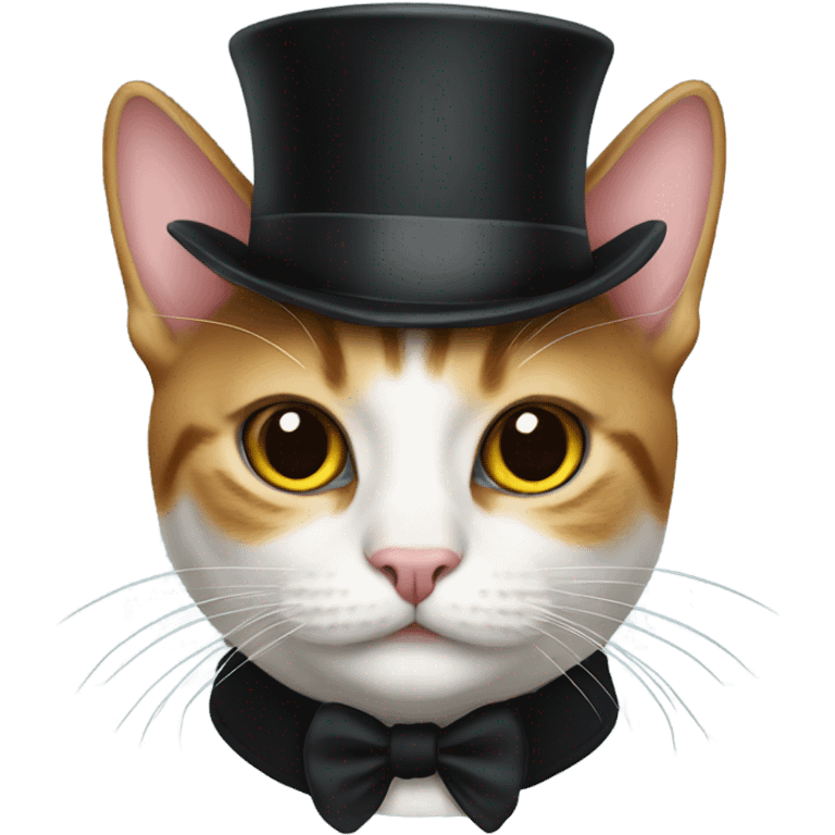 cat with tophat emoji