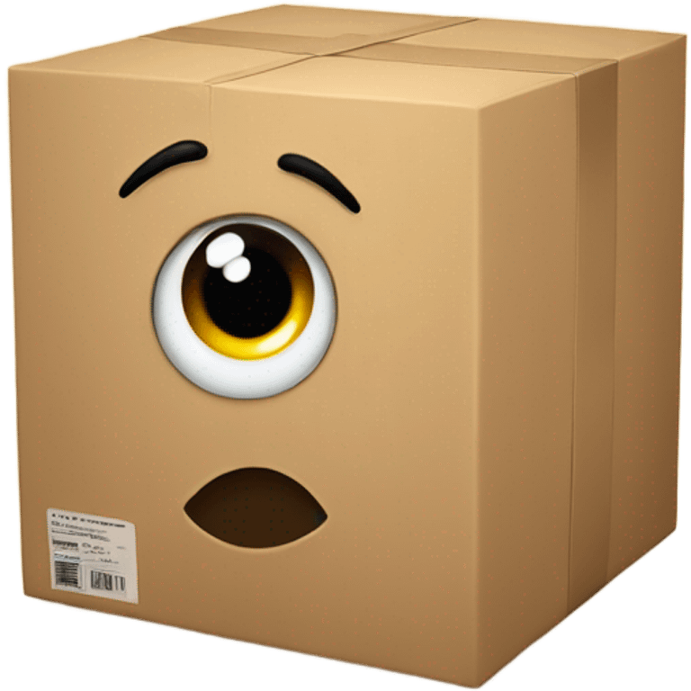 Eyes in a box emoji