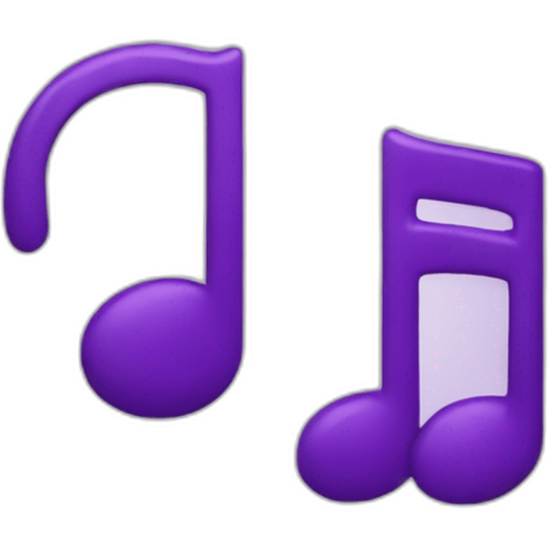 purple audio emoji