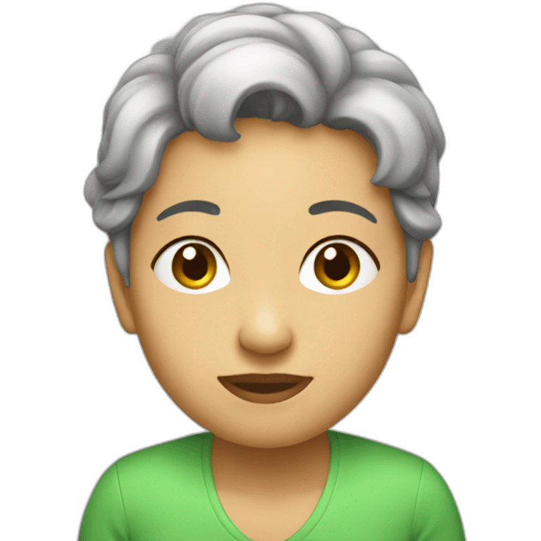 Your mother green emoji