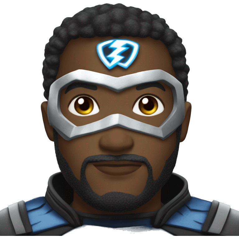 Dc’s Black lightning super hero emoji