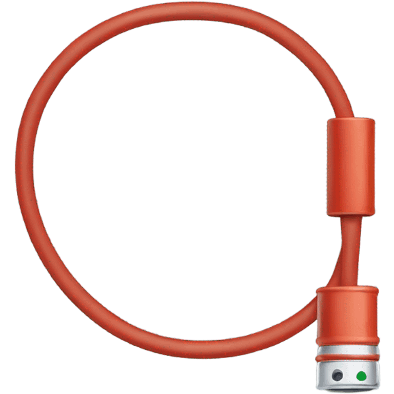 law of ohm: ring of( cable positive battery  resistor negative battery) emoji