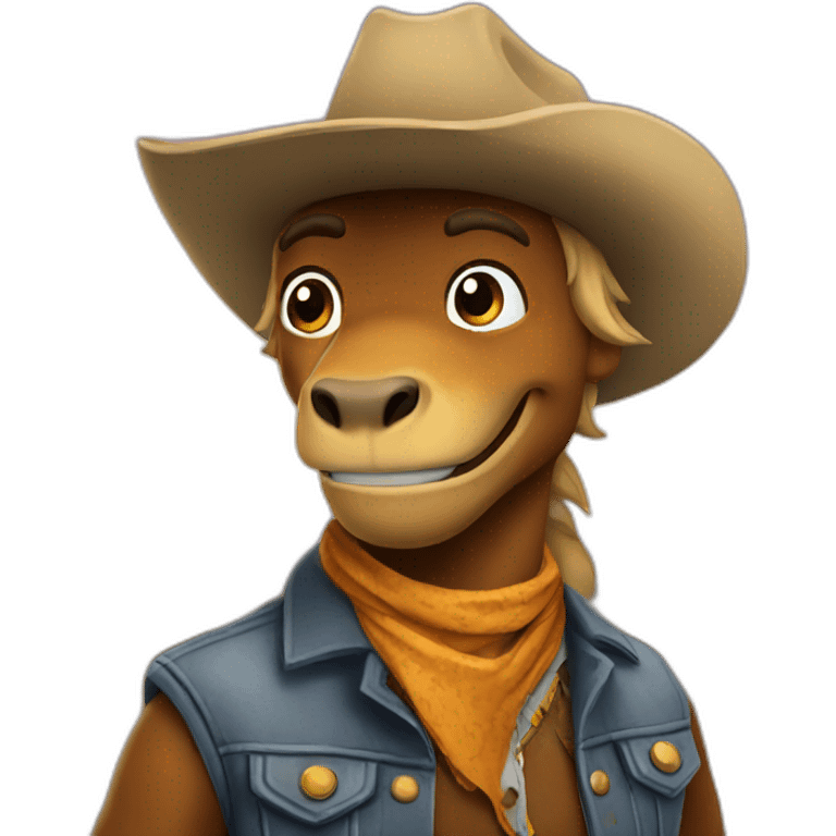 Dino Cowboy emoji