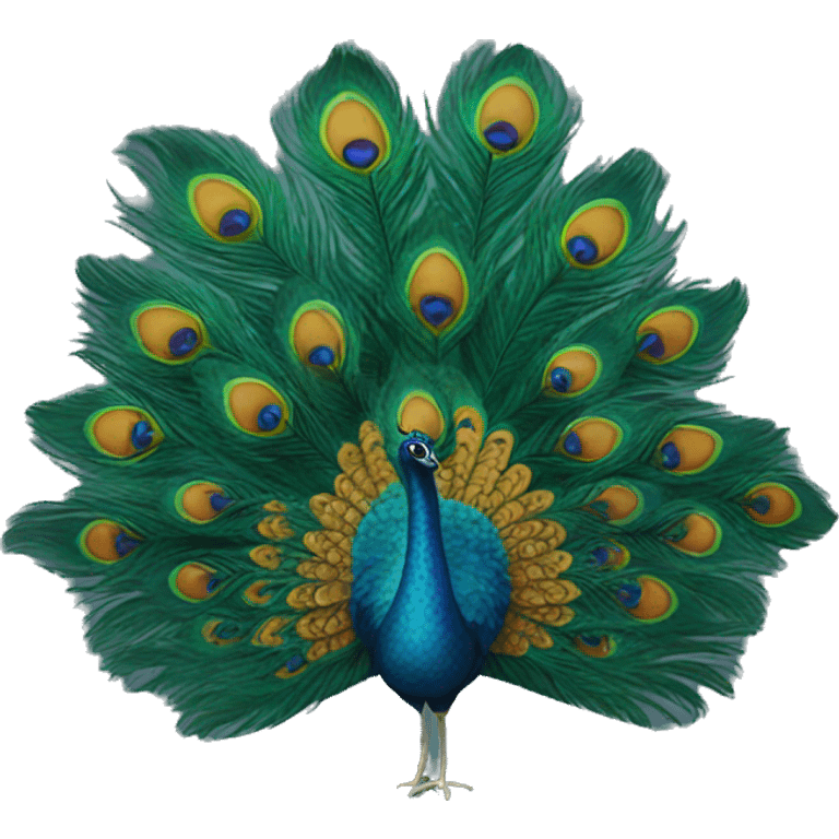 Peacock feather  emoji