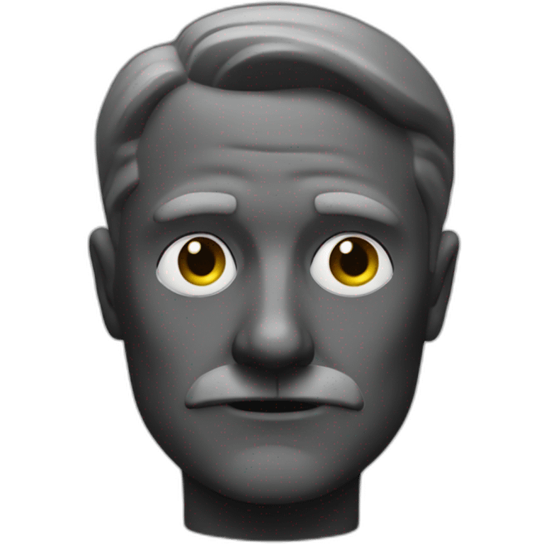 Adolf noir emoji