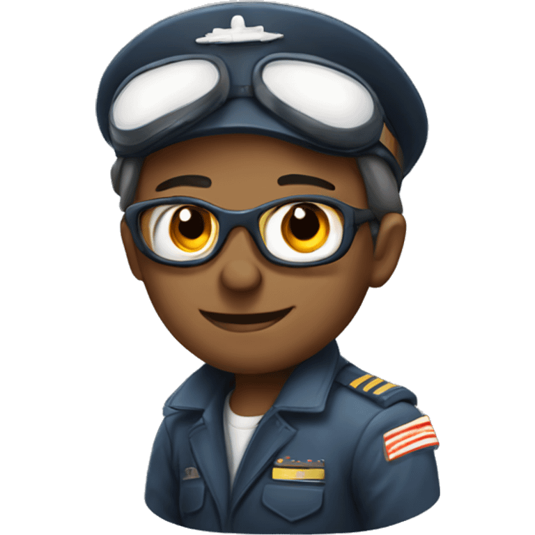 Brave pilot with a big hart  emoji