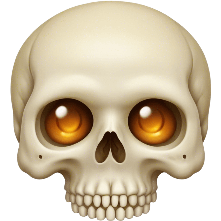 skull emoji with down syndrome emoji