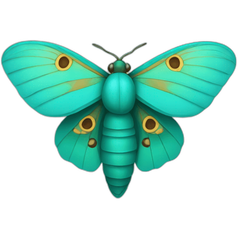 Turquoise Moth emoji