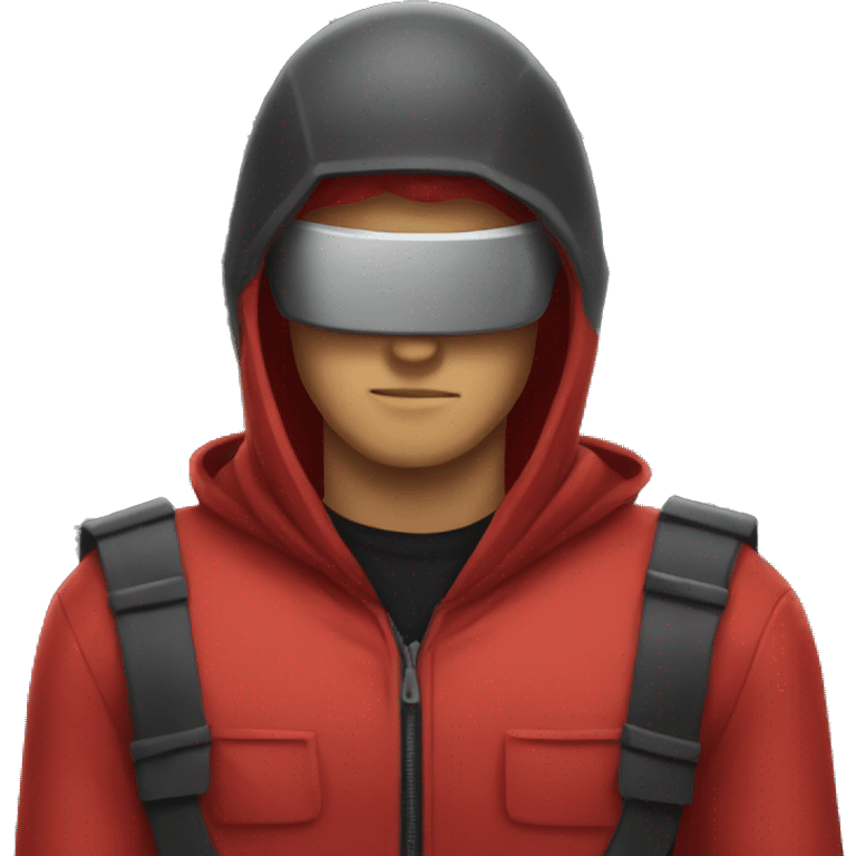 among us red spacial costume emoji