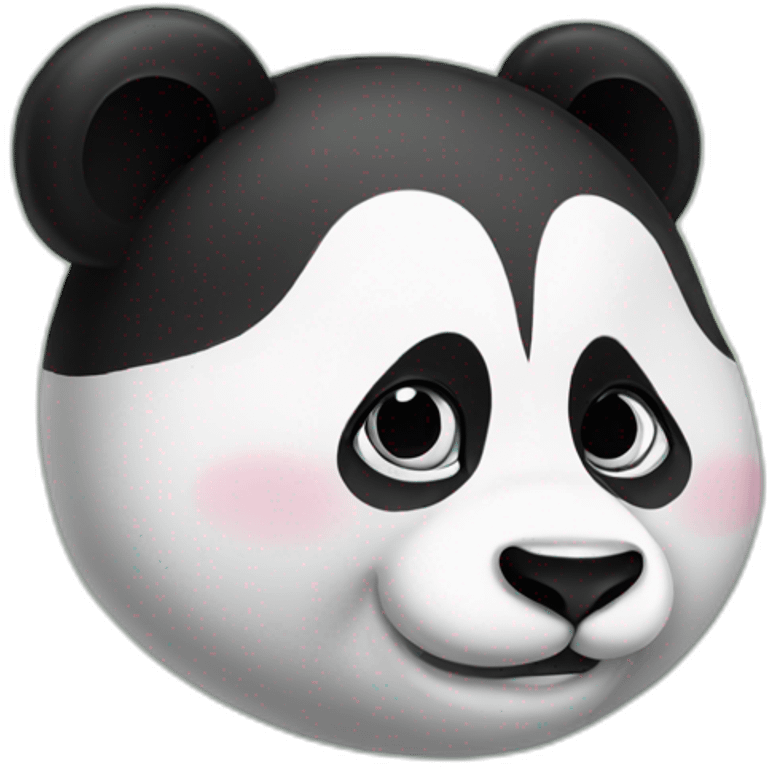 panda kiss emoji