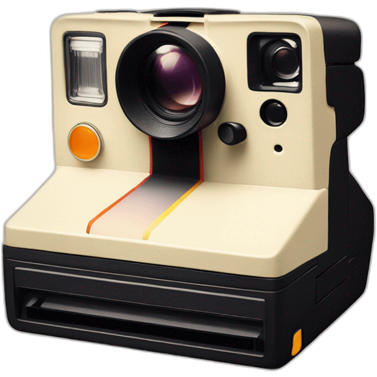 polaroid foto makron emoji