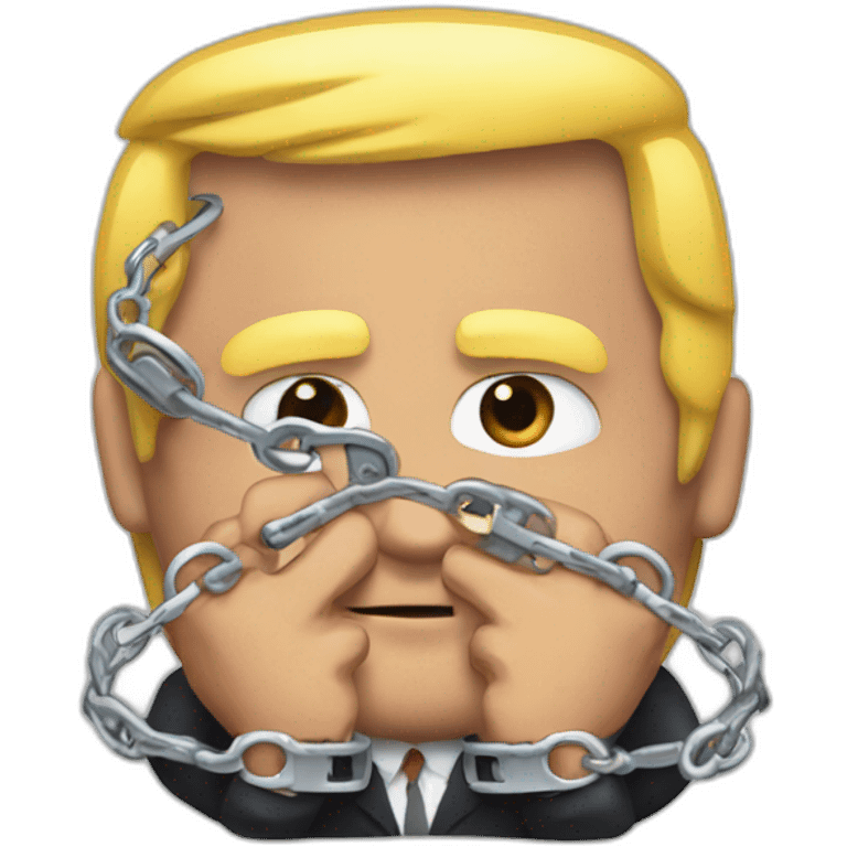 trump-in-handcuffs emoji