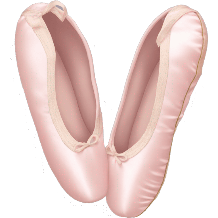 Pale pink ballet shoes emoji