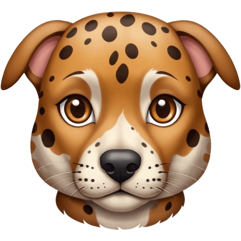 Brown catahoula leopard dog  emoji