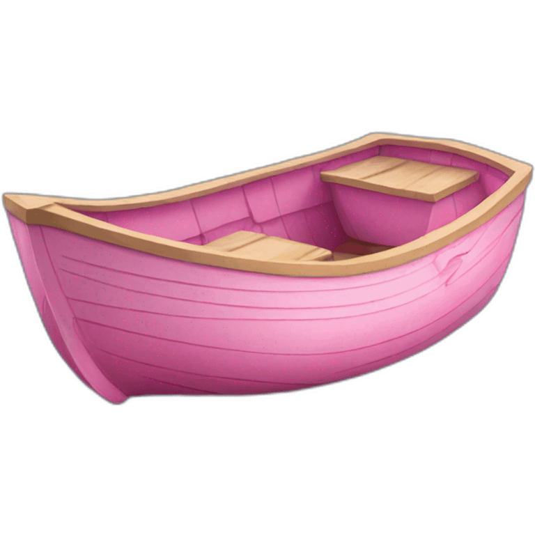 pink boat emoji