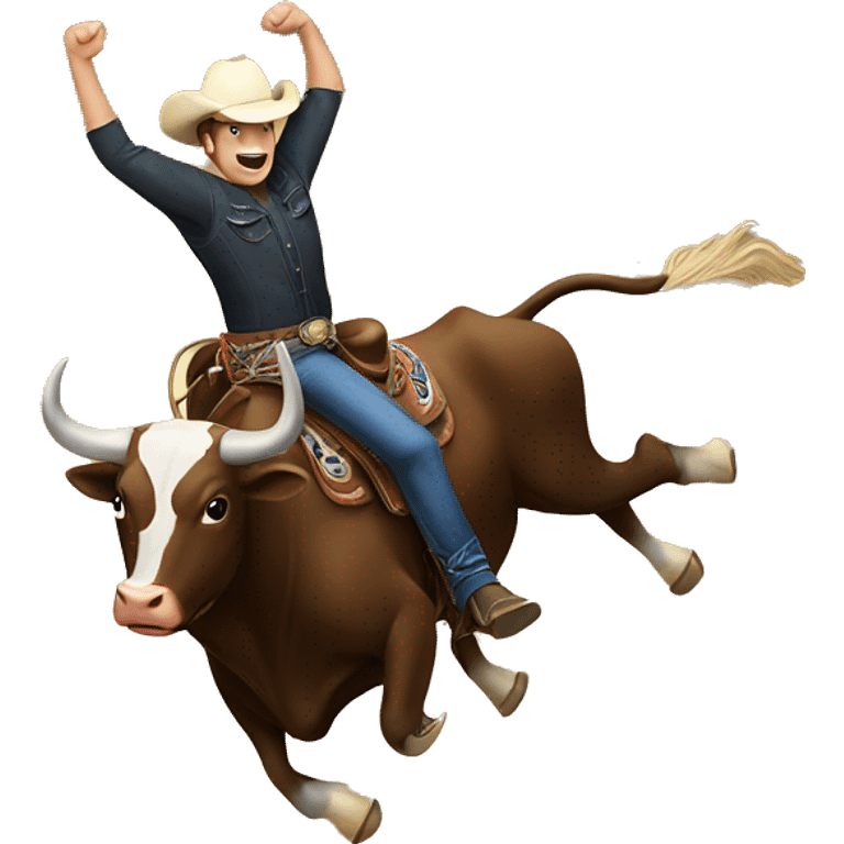 bull riding emoji