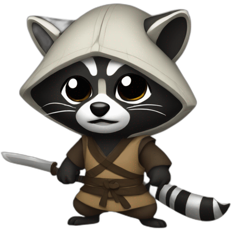 ninja raccoon emoji