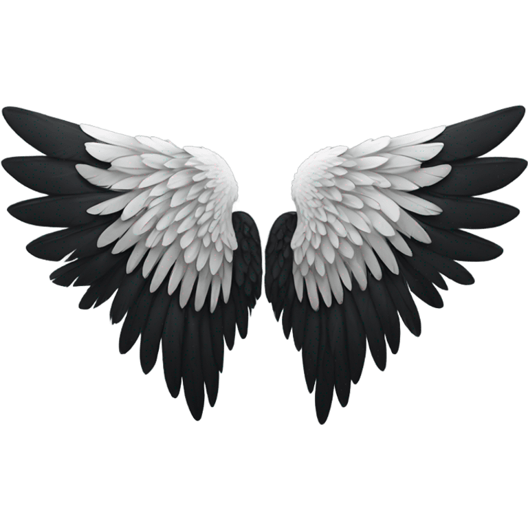 black angel wings emoji