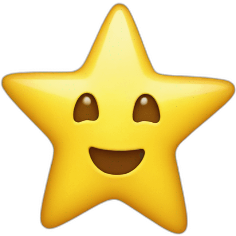 Yellow Star Snapchat emoji