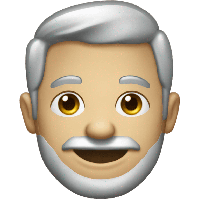 rapaz com carregando um cartaz acima da cabeça com o nome Martins emoji