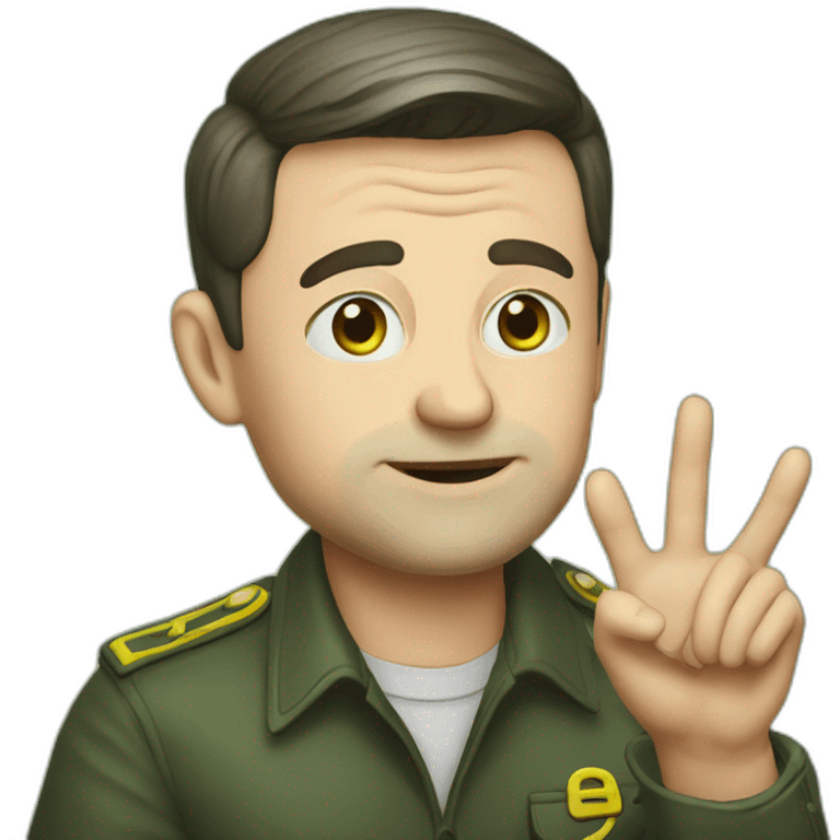 Zelensky asks for money emoji