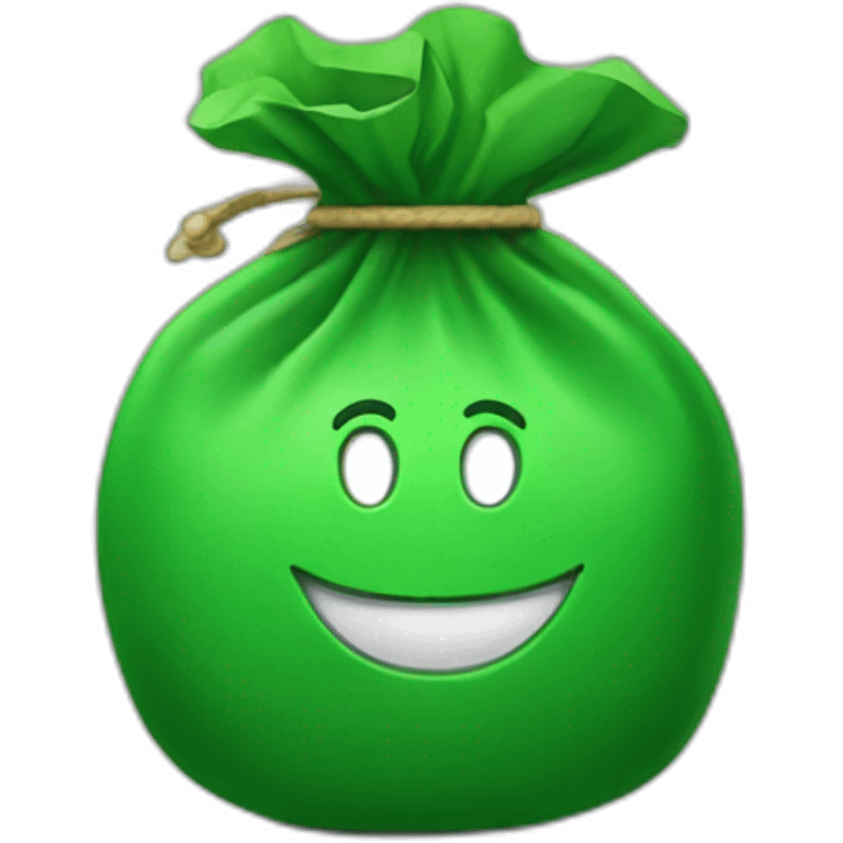 green moneybag emoji