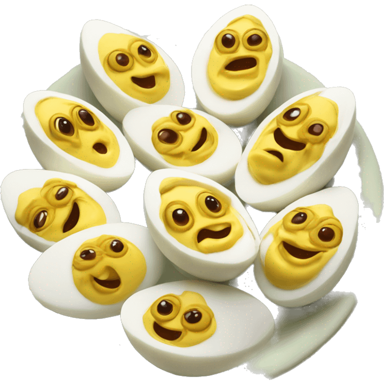 4 deviled eggs emoji