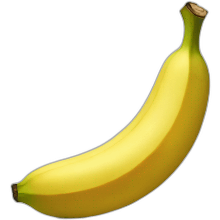 banana inserted in an apple emoji