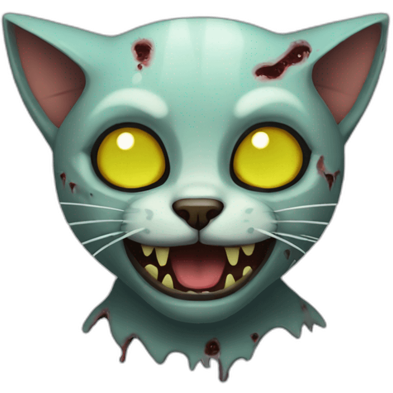 cat zombie emoji