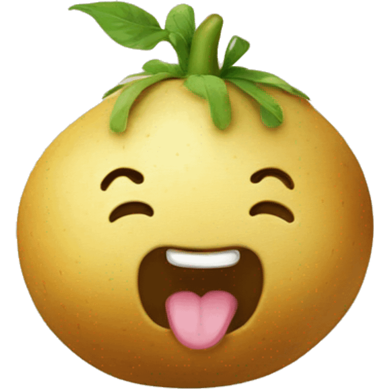 Une patate Licorne emoji