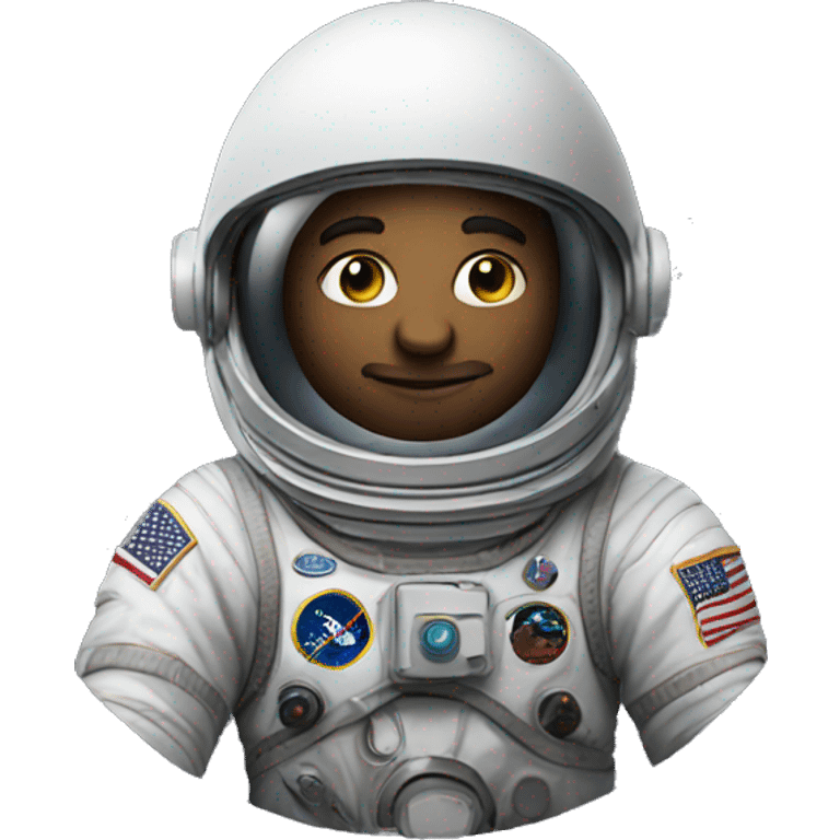 astronaut with  emoji