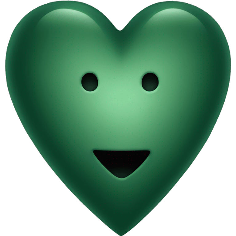 dark green heart emoji