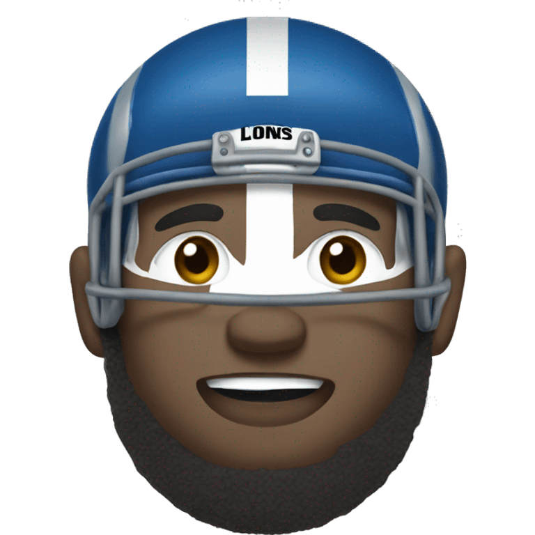 Detroit Lions football emoji