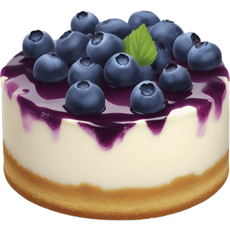 Blueberry Cheesecake  emoji