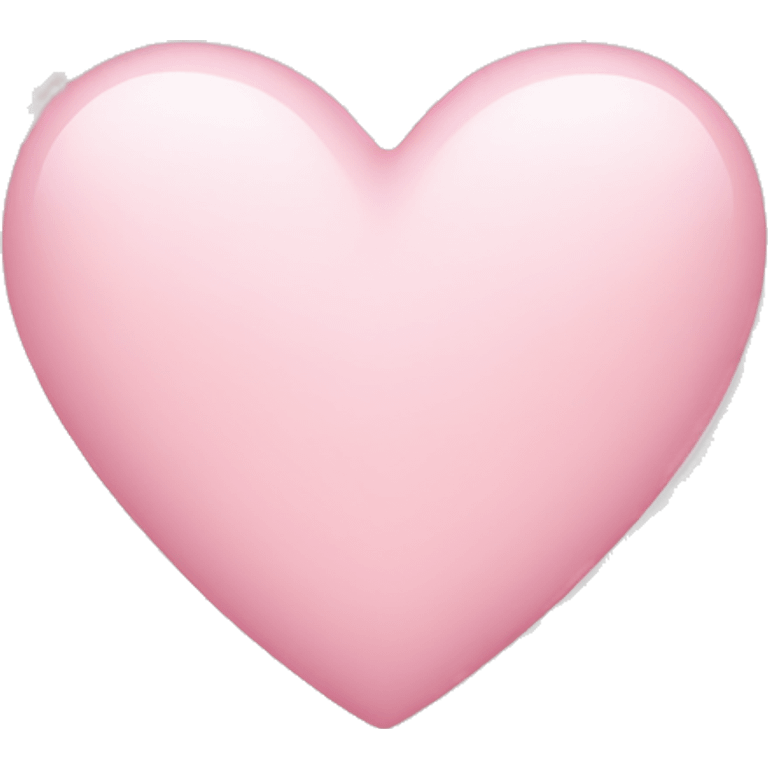 light pink heart emoji