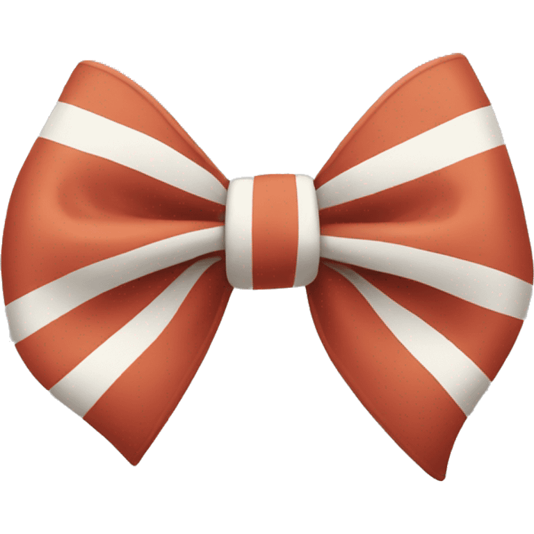 Stripped bow emoji