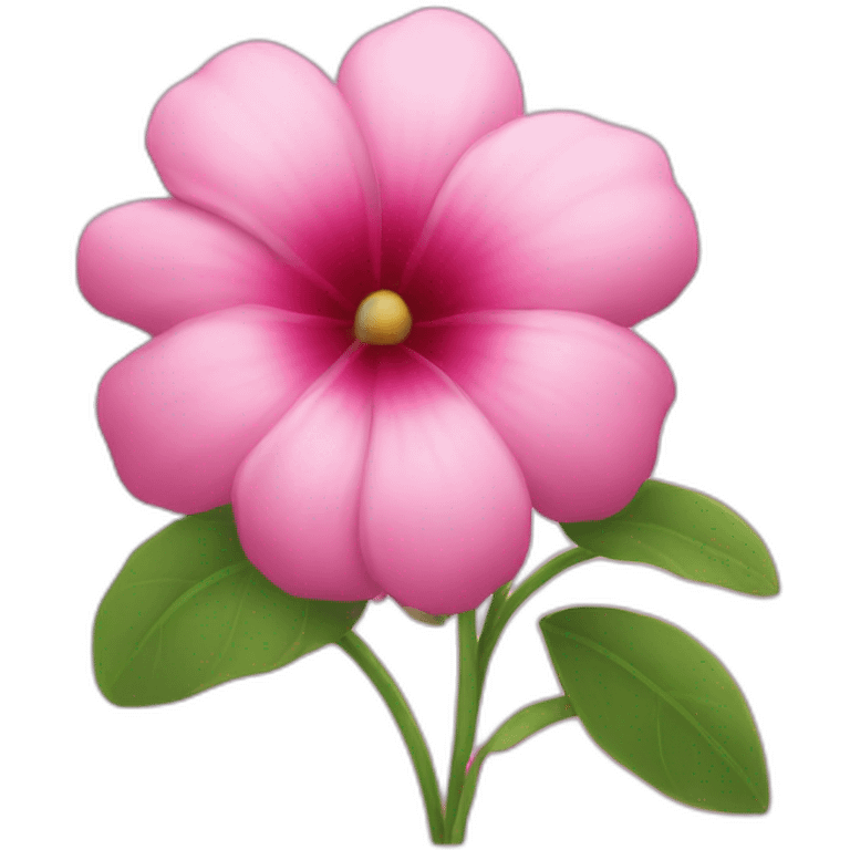 Beutiful pink flower emoji