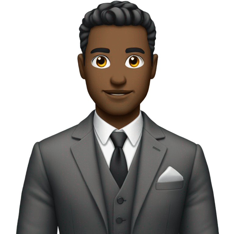 handsome bold men emoji