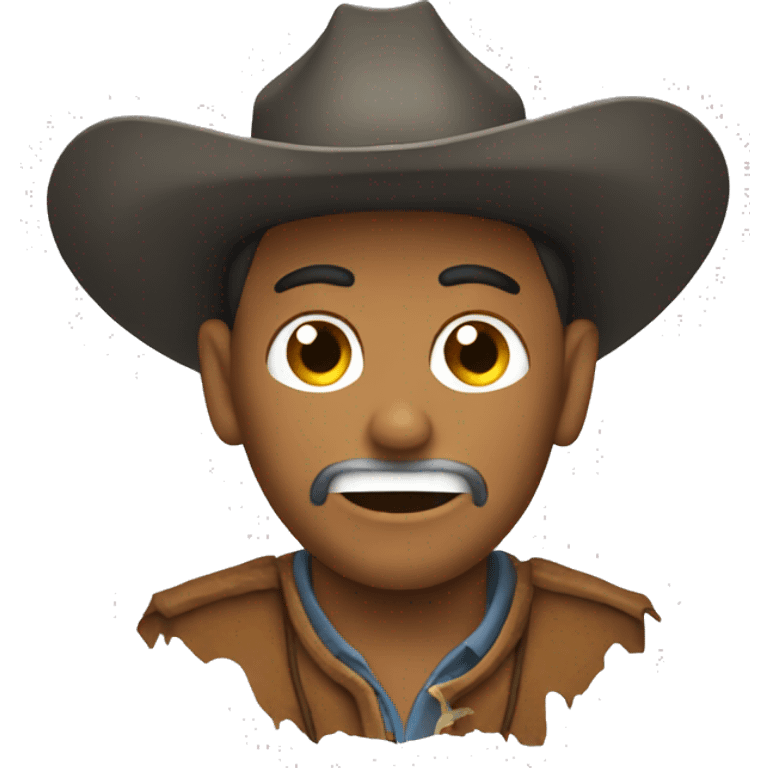 Dead cowboy emoji