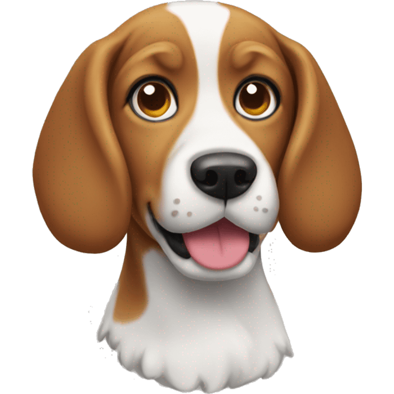 Beagle with wavy hair  emoji