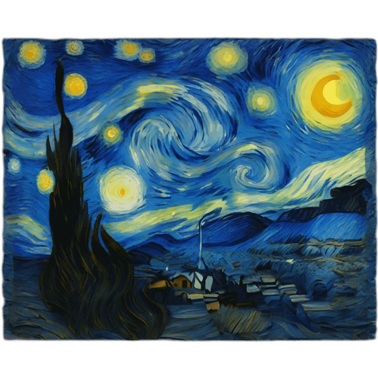 La noche estrellada de Van Gogh  emoji