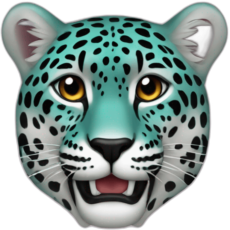 heart jaguar color emoji