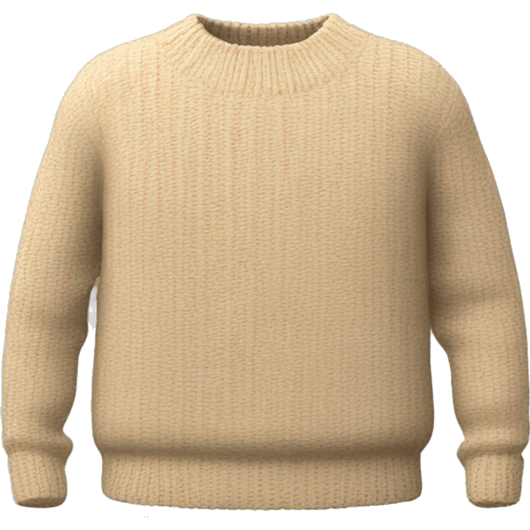 sweater beige emoji